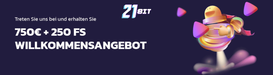 21Bit Casino 10 Euro Mindesteinzahlung