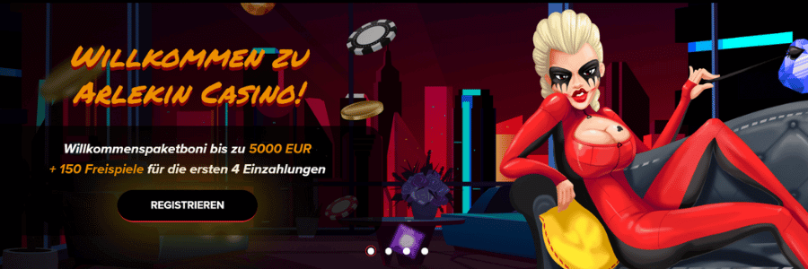 Arlekin Casino Bonusangebot