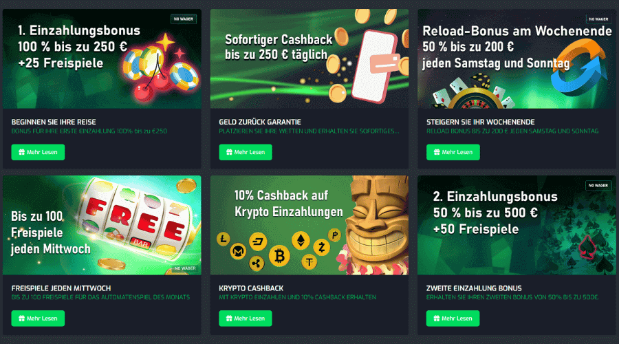 Betroom24 Casino Boni