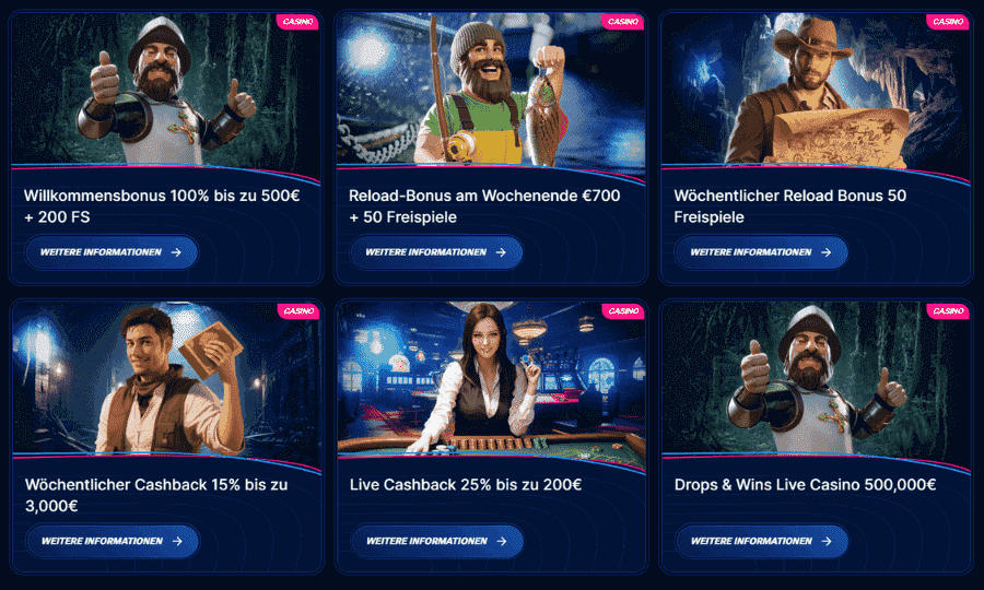 Boomerang Bet Casino Boni