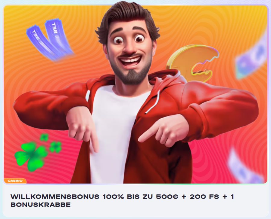 Willkommensbonus im Jackpot Frenzy Casino