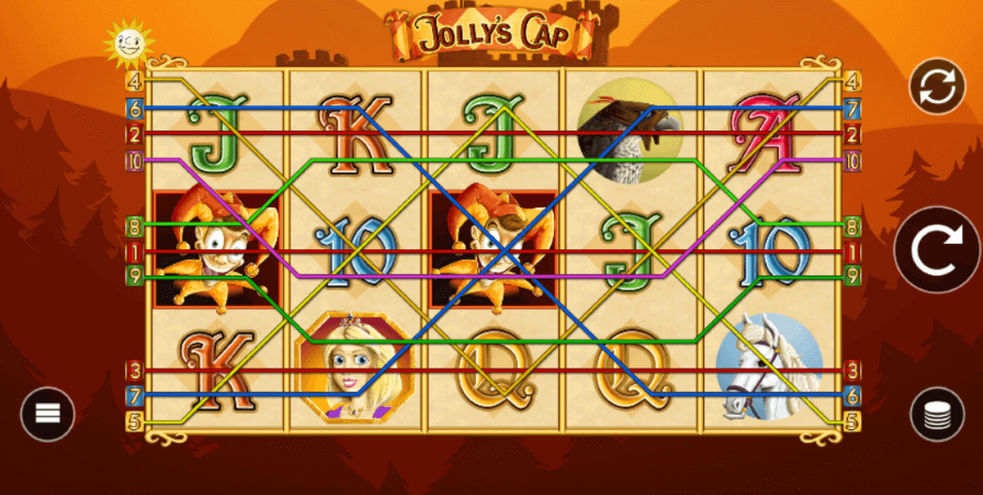 Jokers Cap Gewinnlinien