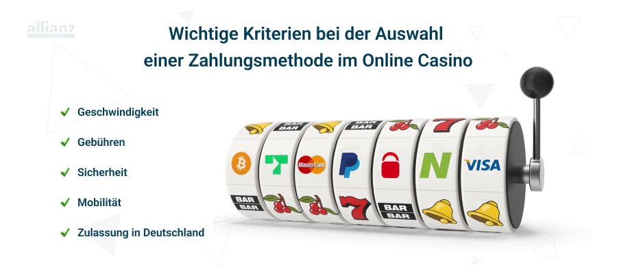Kriterien zur Wahl der Zahlungsmethode