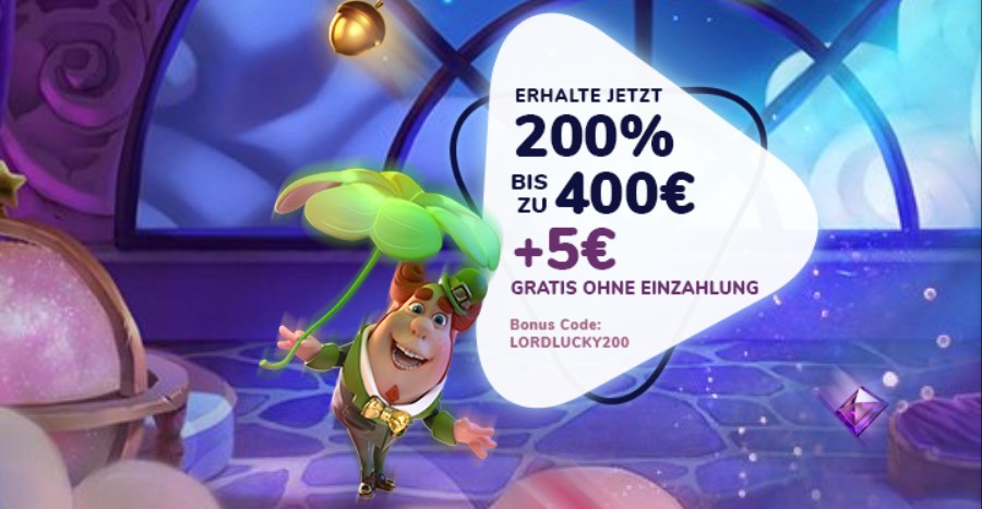 Lord Lucky Casino Bonus ohne Einzahlung
