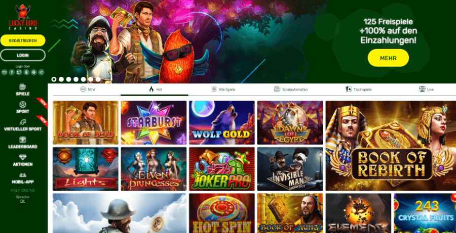 Bilder des Lucky Bird