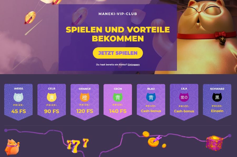 Maneki Casino Bonus