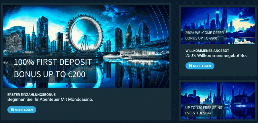 Mond Casino Bonusangebot