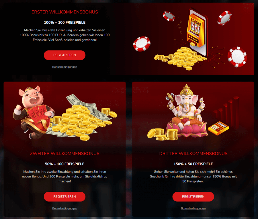 Oshi Casino Bonusangebot