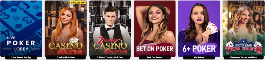 Poker im Live Casino