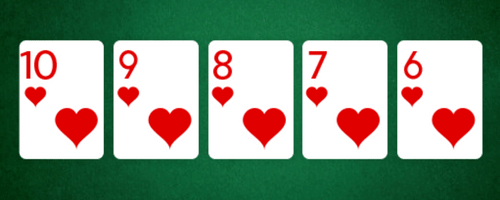 Straight Flush Poker Kombination