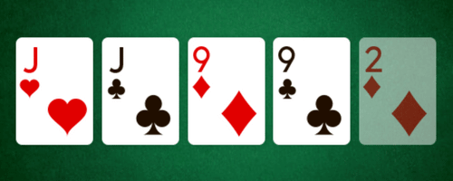 Two Pair Poker Kombination