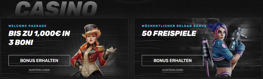 Sportuna Casino Bonusangebot