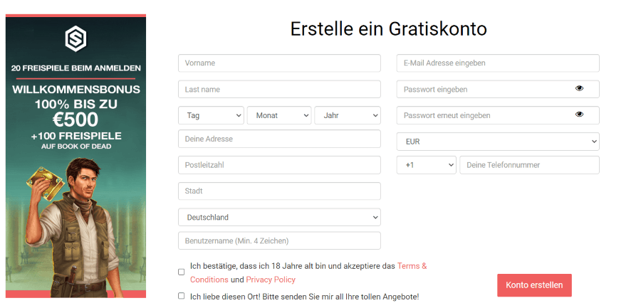 Stakes Casino Registrierungsbonus
